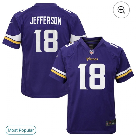 NFL Other - NFL Minnesota Vikings Purple and Yellow Jefferson Jersey